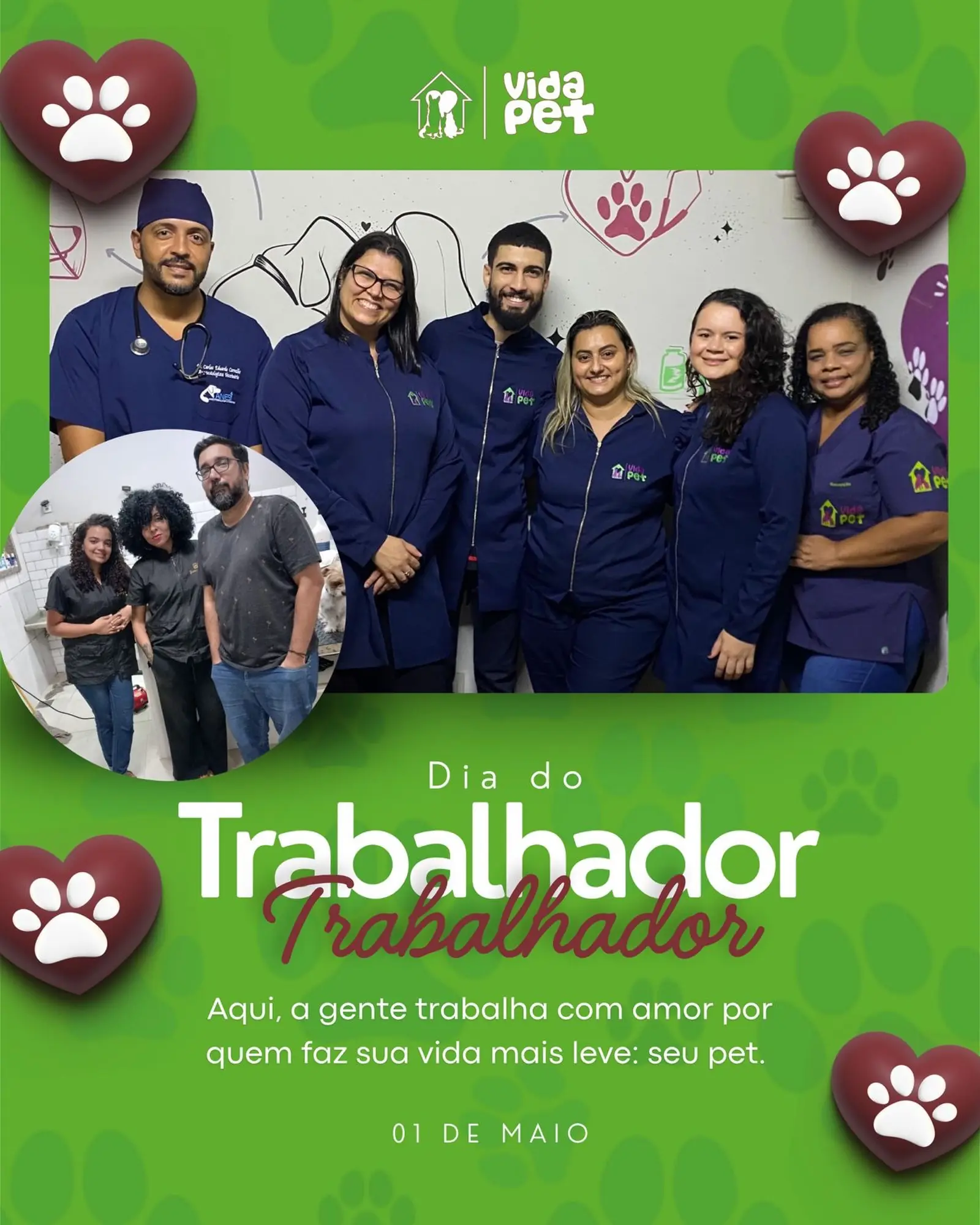 Nossa equipe Vida Pet